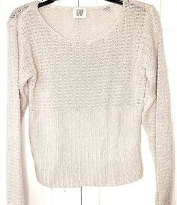 2/$18 😁Gap Scoop Neck Cream Colored Sweater 😁